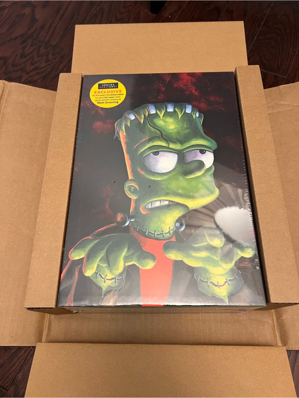 THE SIMPSONS Treehouse of Horror Ominous Omnibus 3-Volume Box Set SIGNED EDITION